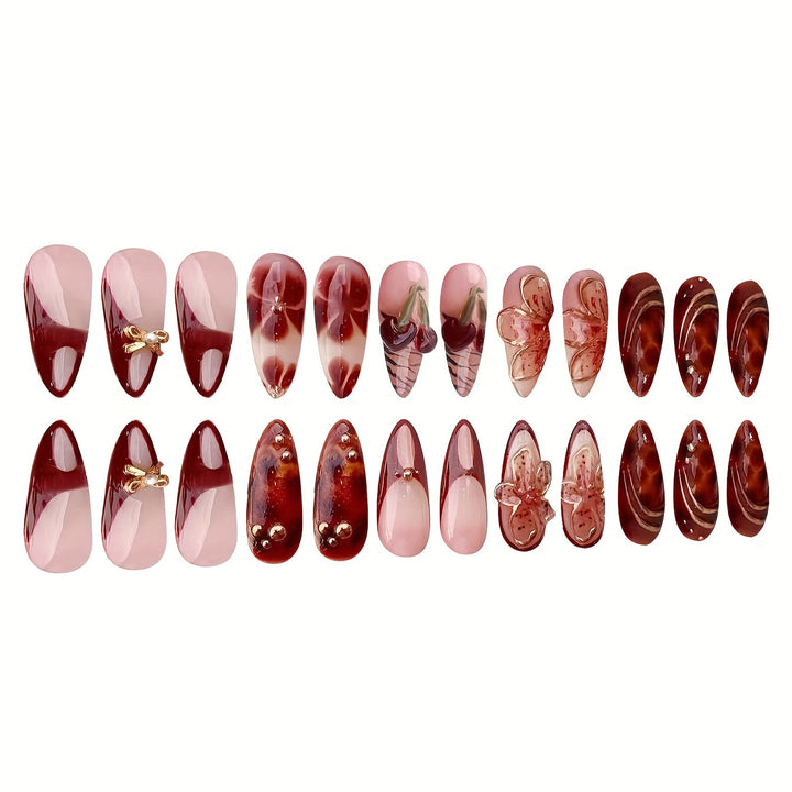 Creative Artistic Press-On Nail Design Kalsten