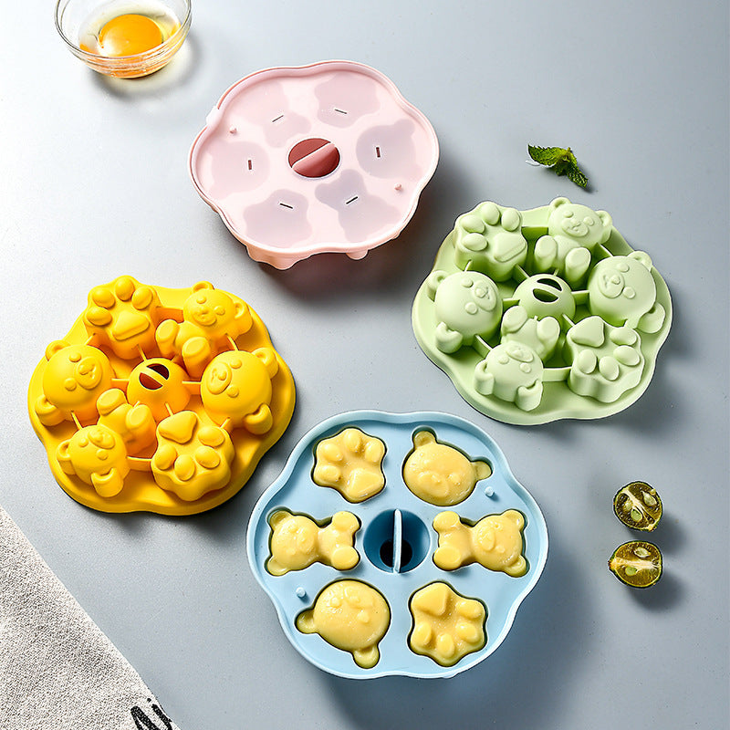 Silicone ice cube mold with animal motifs Kalsten