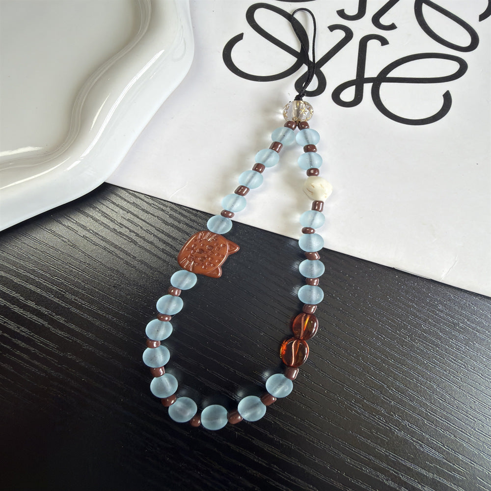 Beaded Charm Phone Lanyard Kalsten 1790134781