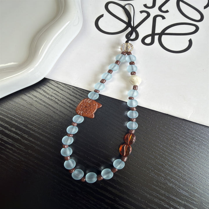 Beaded Charm Phone Lanyard Kalsten 1790134781