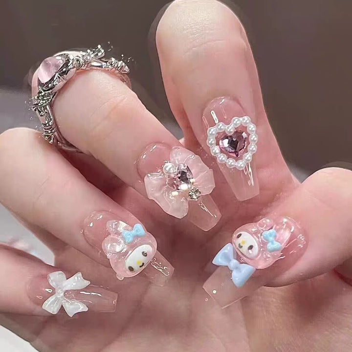 Floral Art Press-On Nails Kalsten