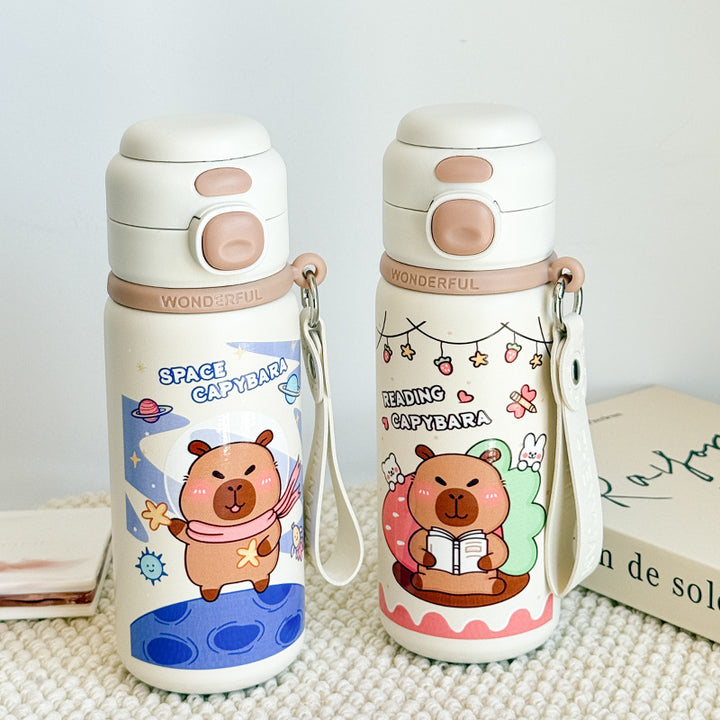 Insulated drinking bottle with playful animal motif Kalsten