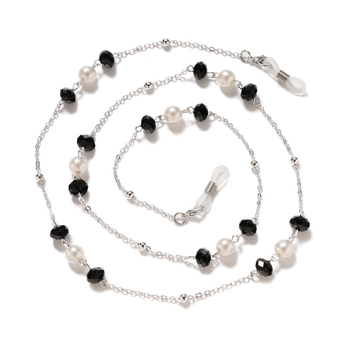 Elegant Pearl and Gemstone Eyewear Chain Kalsten