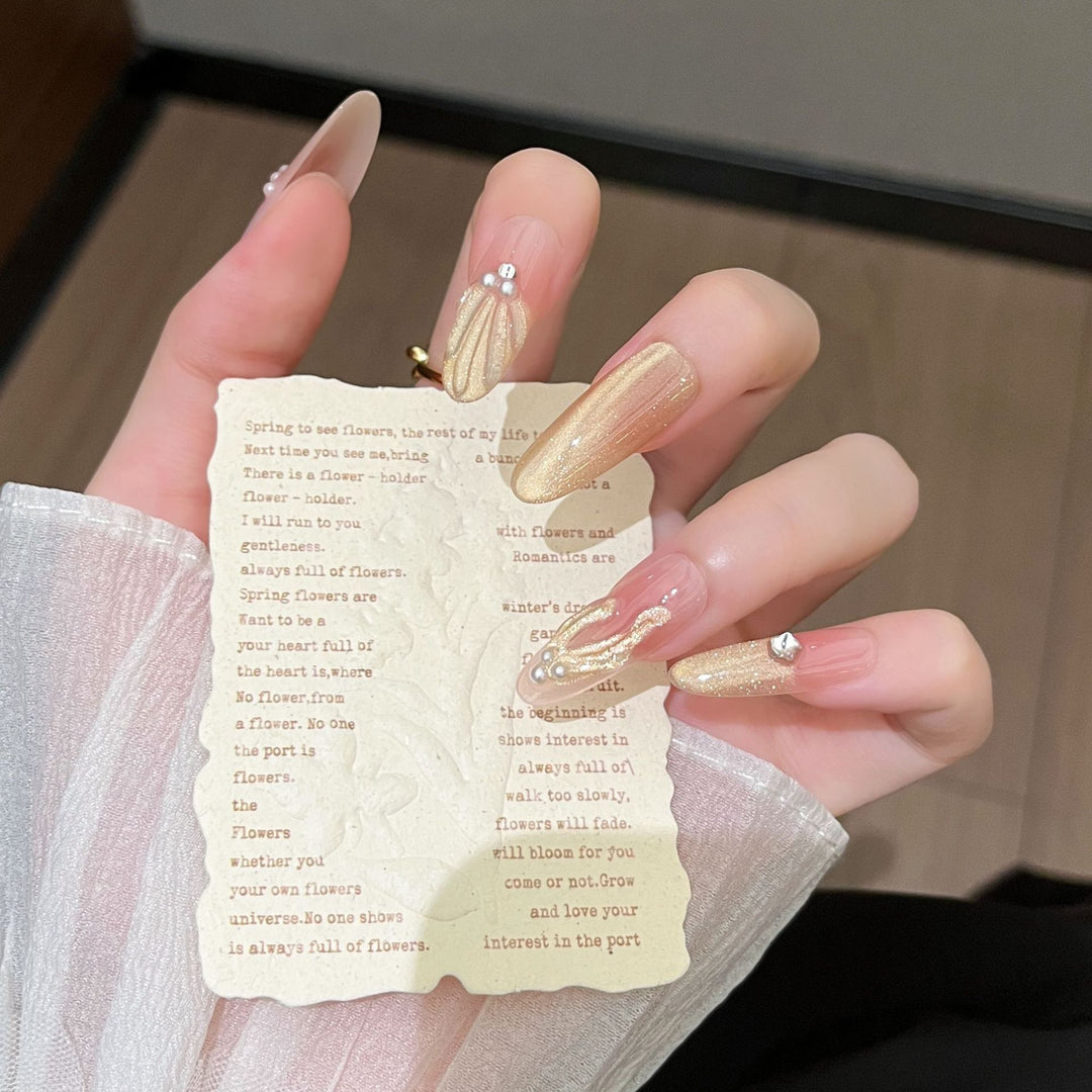 Stylish Stiletto Press-On Nail Extensions Kalsten
