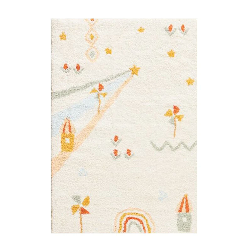 Cute Bunny-Themed Decorative Area Rug for Home