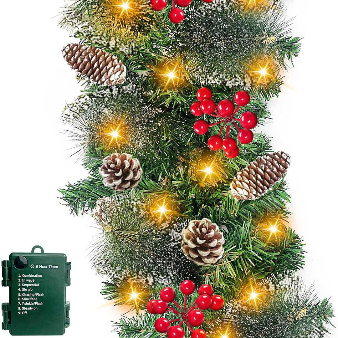 LED Christmas garland