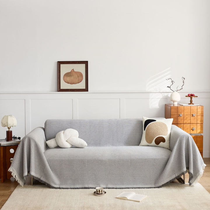 Textured Woven Sofa Blanket