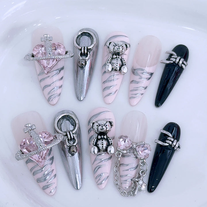Glamorous Decorative Nail Tips