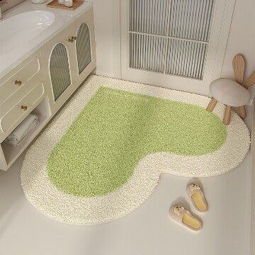 Heart-shaped Bath Mat