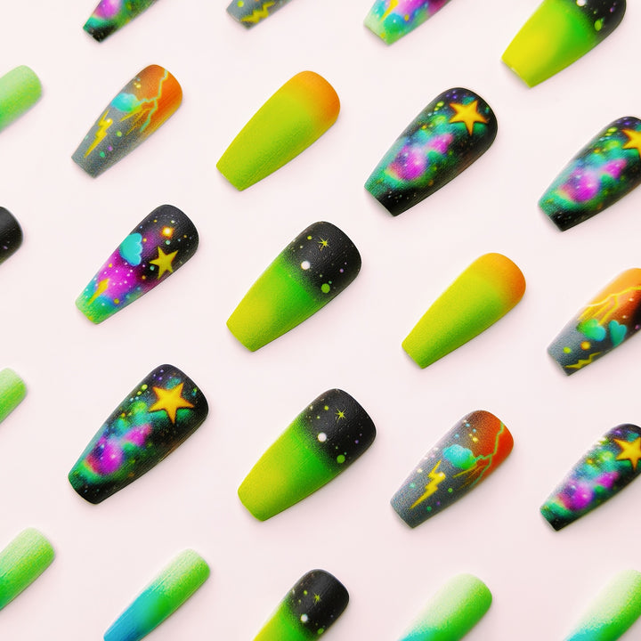 Cosmic Adventure Nail Art Kalsten