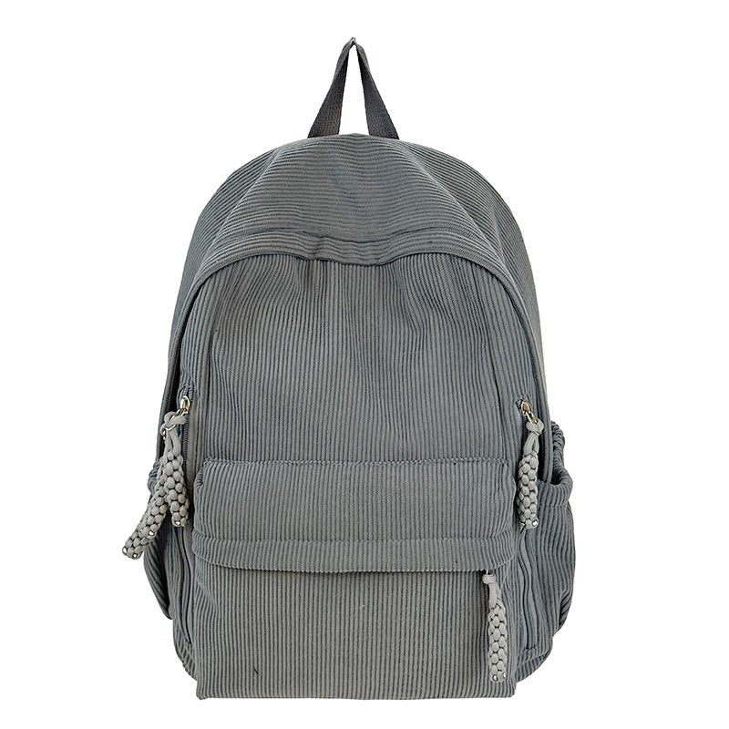 Backpack Made of Durable Ribbed Material Kalsten