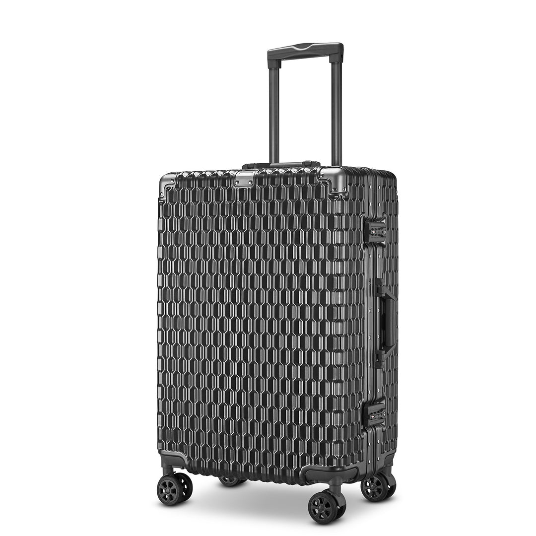 Unisex Honeycomb Textured Hard Shell Travel Suitcase Kalsten