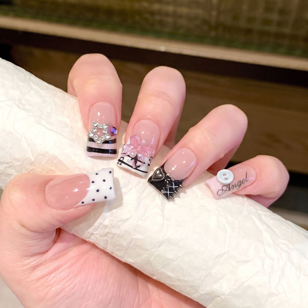 Artistic Designer Press-On Nail Set Kalsten