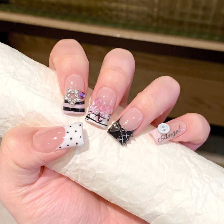 Artistic Designer Press-On Nail Set Kalsten