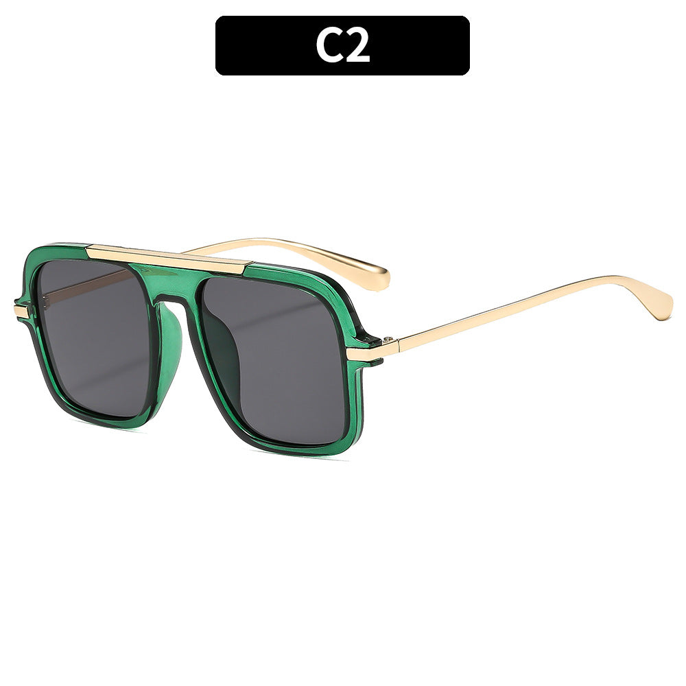 Elegant Look Vintage-Inspired Geometric Sunglasses