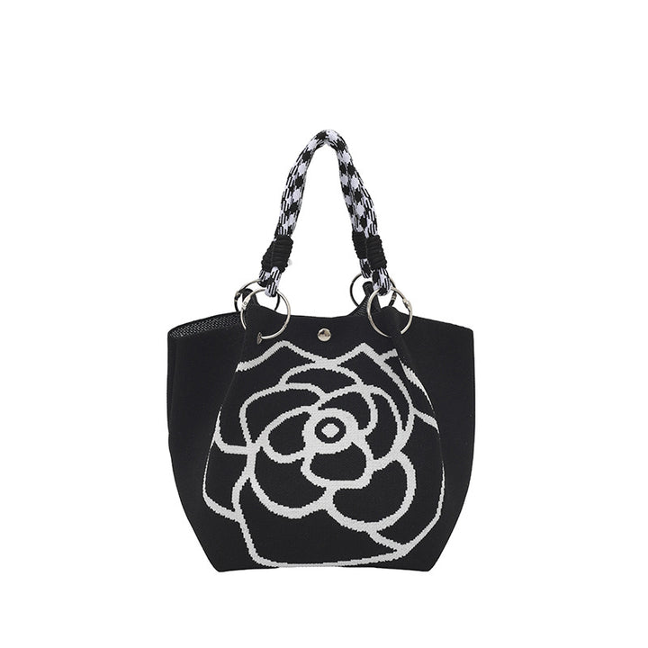 WoFloral Print Textured Handbag Kalsten