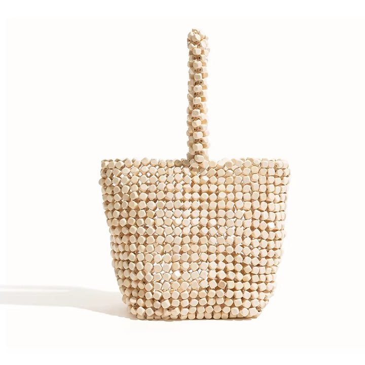 Handcrafted Woven Bamboo Tote Bag