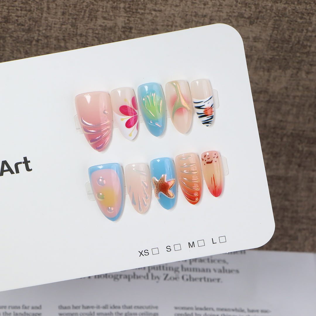 Thematic Press-On Nail Art Collection Kalsten