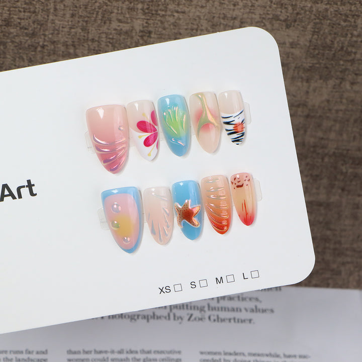 Thematic Press-On Nail Art Collection Kalsten