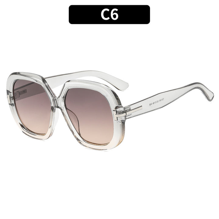 Fashion-Forward Oversized Hexagonal Sunglasses