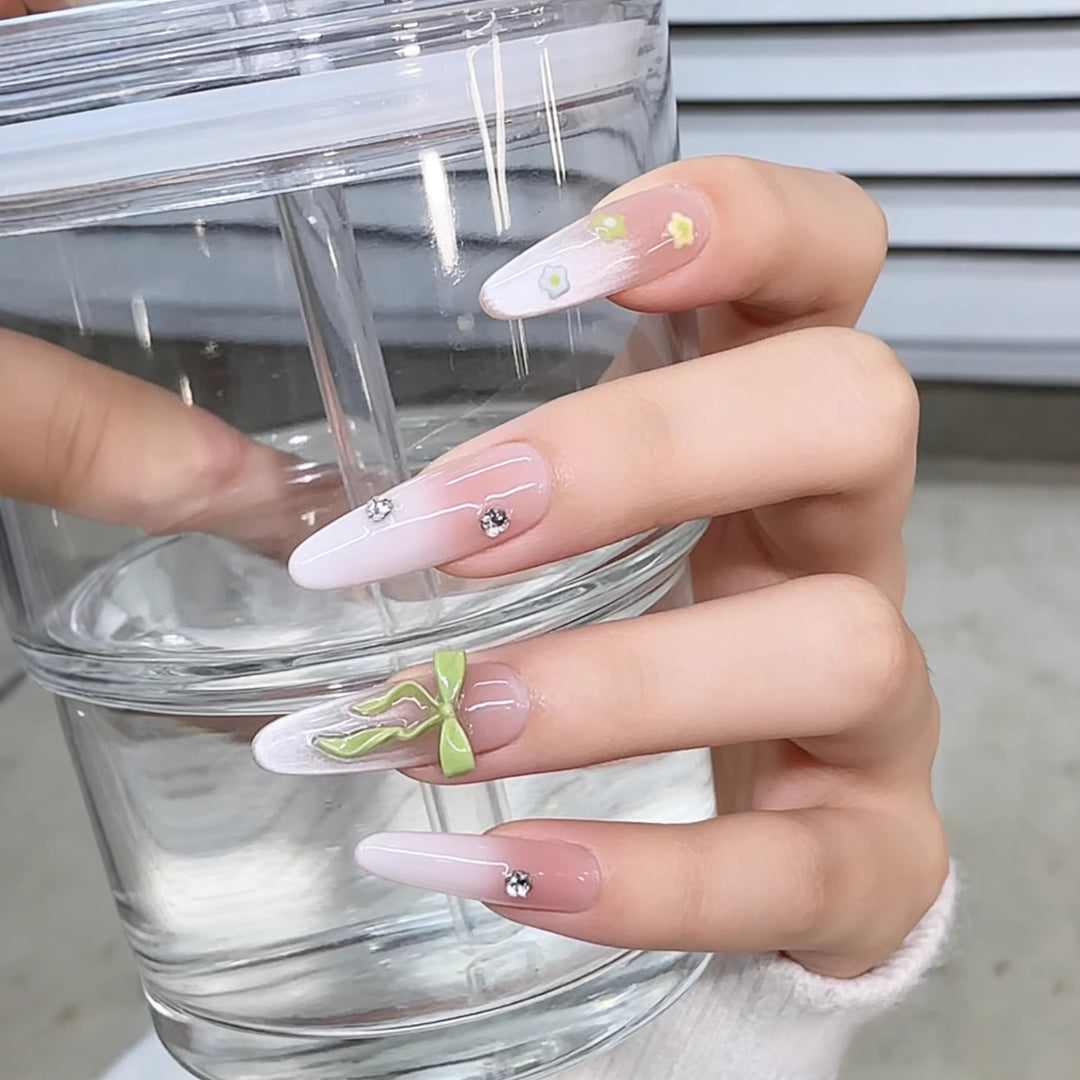 Floral-Design Press-On Nail Art Set Kalsten