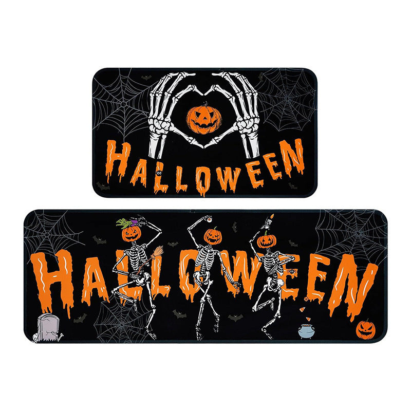Halloween-Themed Decorative Mat