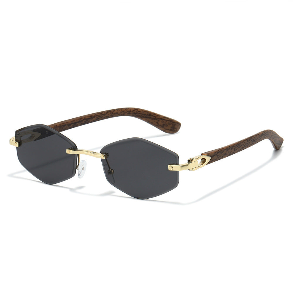 Futuristic Hexagonal Frame Sunglasses Kalsten