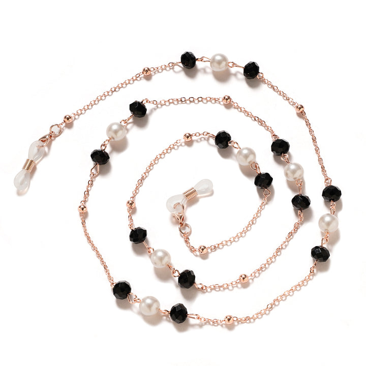 Elegant Pearl and Gemstone Eyewear Chain Kalsten