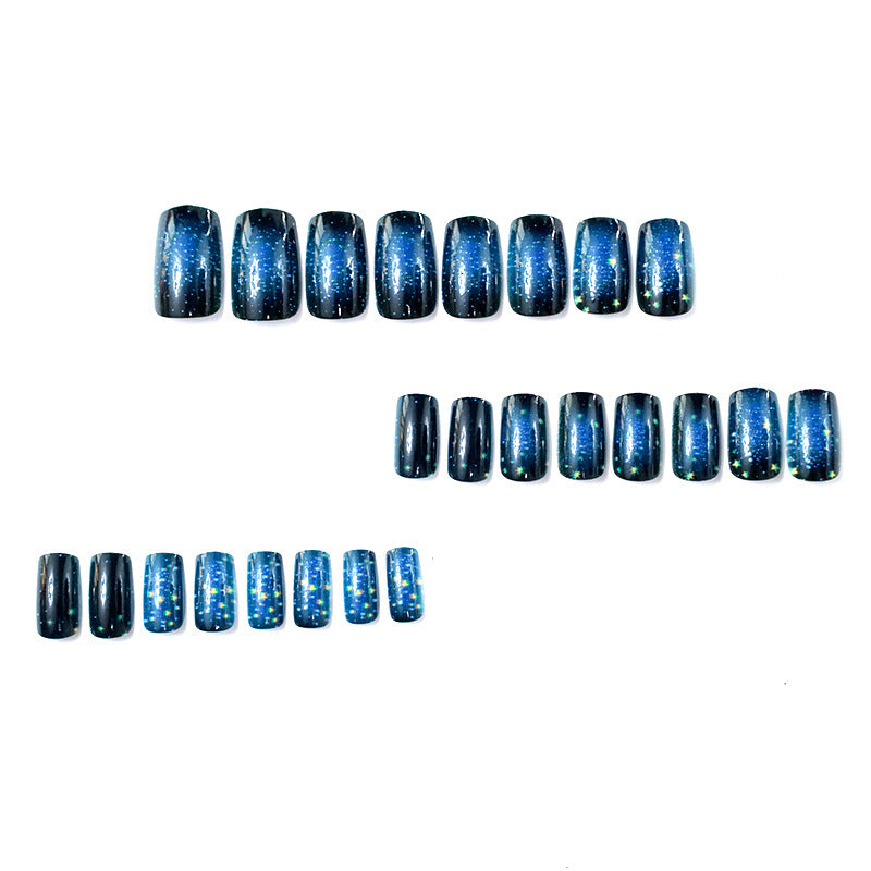 Celestial Night Sky Nail Art Enhancements Kalsten