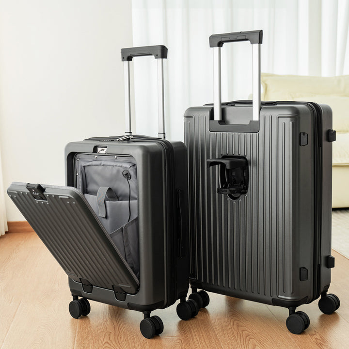Compact Hard-Shell Rolling Suitcase