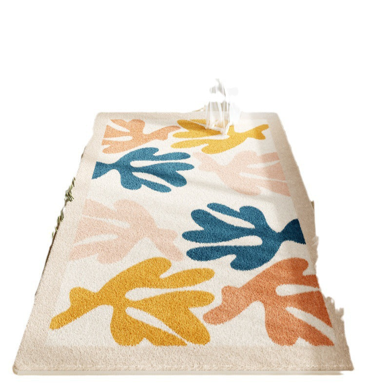 Artistic Leaf Design Area Rug Kalsten