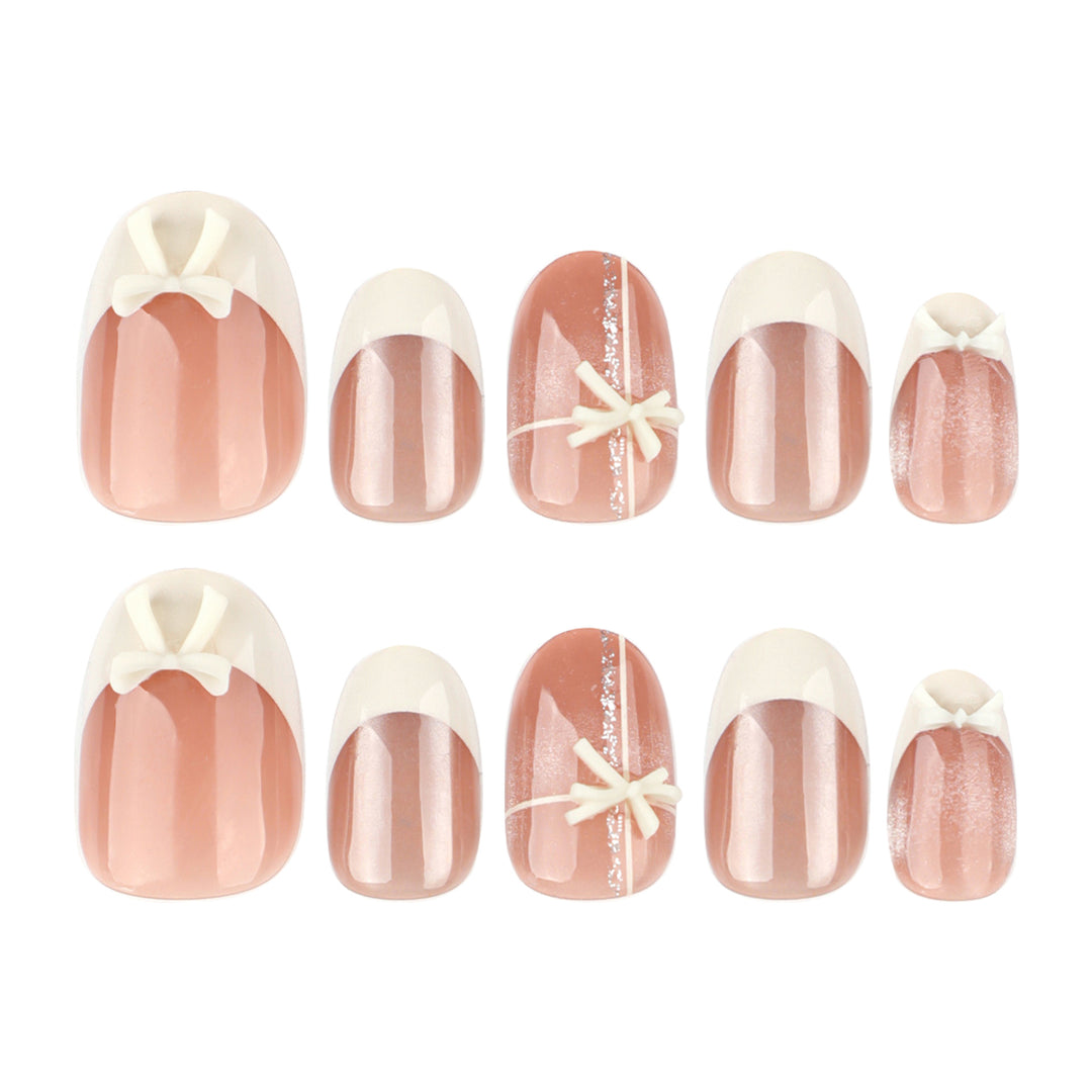 Elegant Artificial Nail Art with Delicate Floral Designs Kalsten