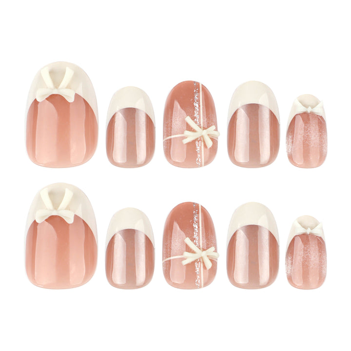 Elegant Artificial Nail Art with Delicate Floral Designs Kalsten