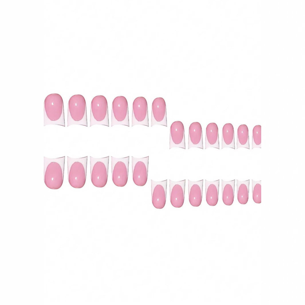 Stylish French Tip Press-On Nails Kalsten