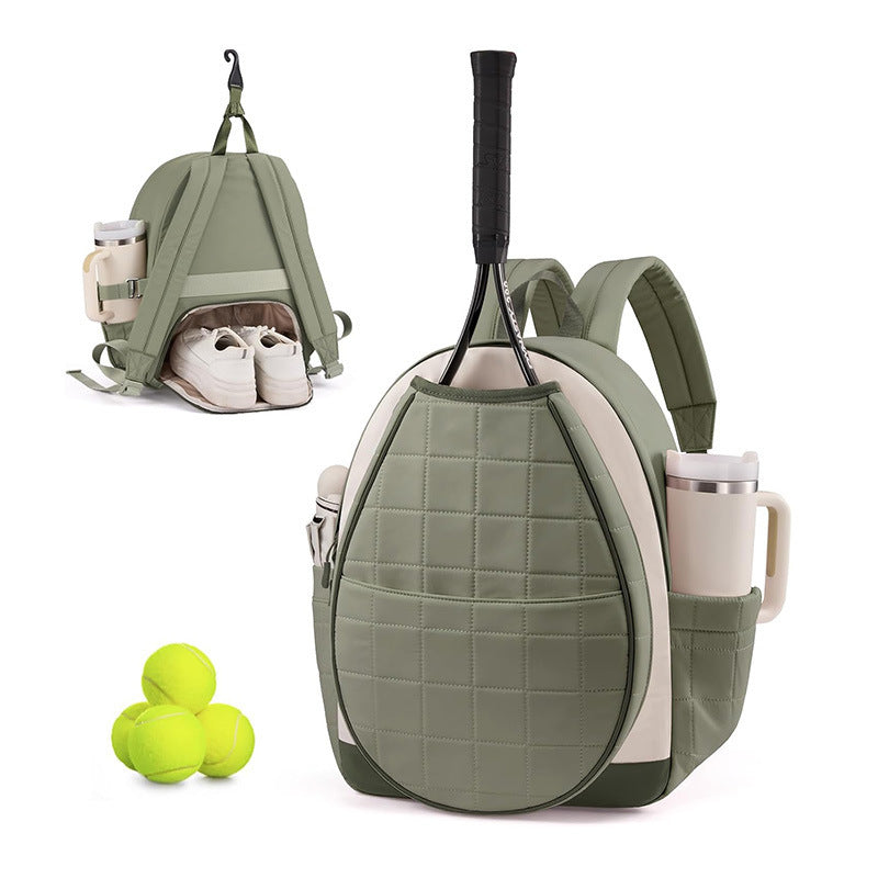 Multifunctional Tennis Backpack with Integrated Shoe and Bottle Compartment Kalsten
