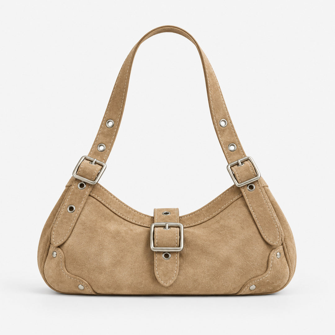 Suede Shoulder Bag