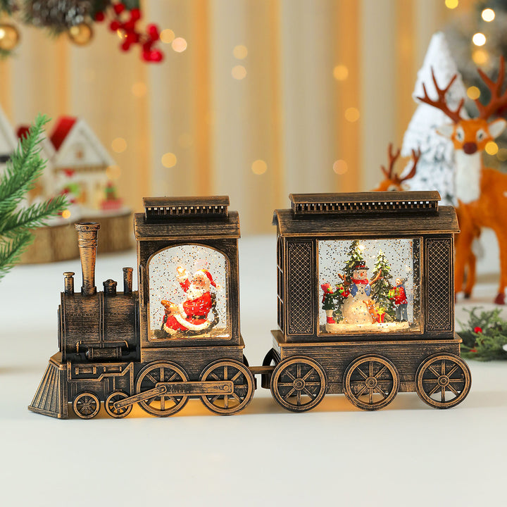 Decorative LED Christmas Train Figurine Kalsten
