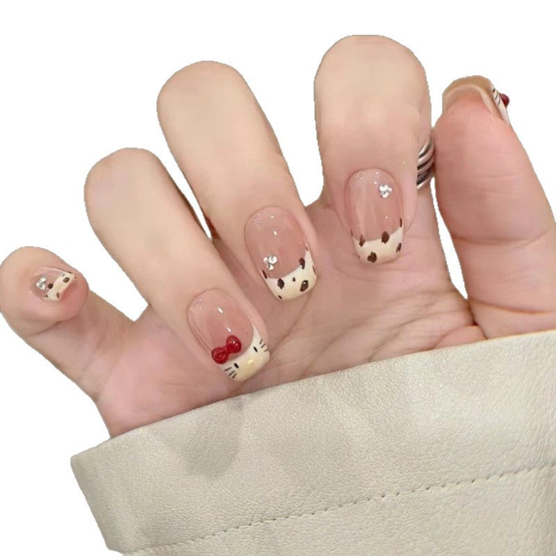Cute Cat-Themed Nail Art Extensions