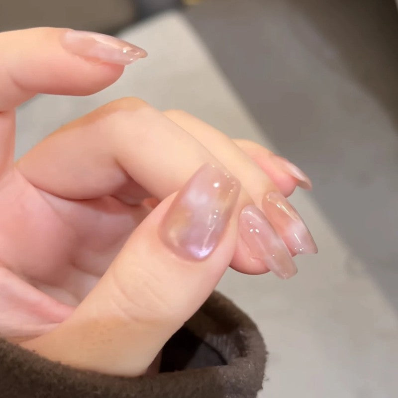 Elegant Artificial Nails in Modern Ombre Style Kalsten