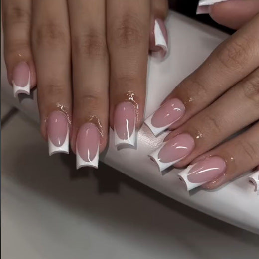 Stylish Acrylic French Tip Nails Kalsten