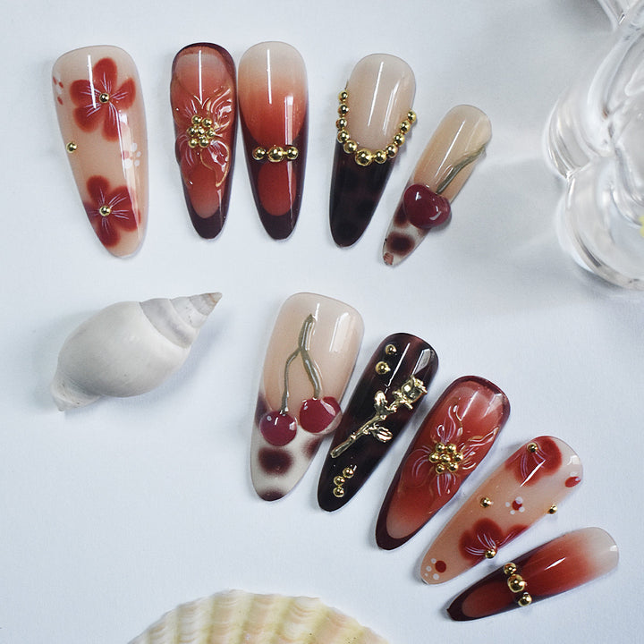 Premium Decorative Press-On Nails Kalsten