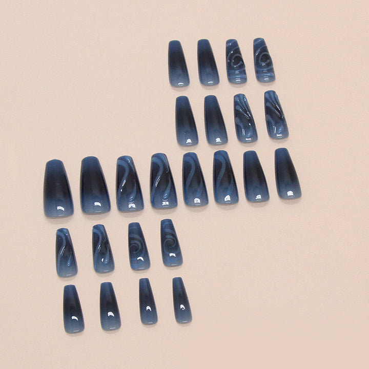 Artistic Swirl Press-On Nail Extensions Kalsten