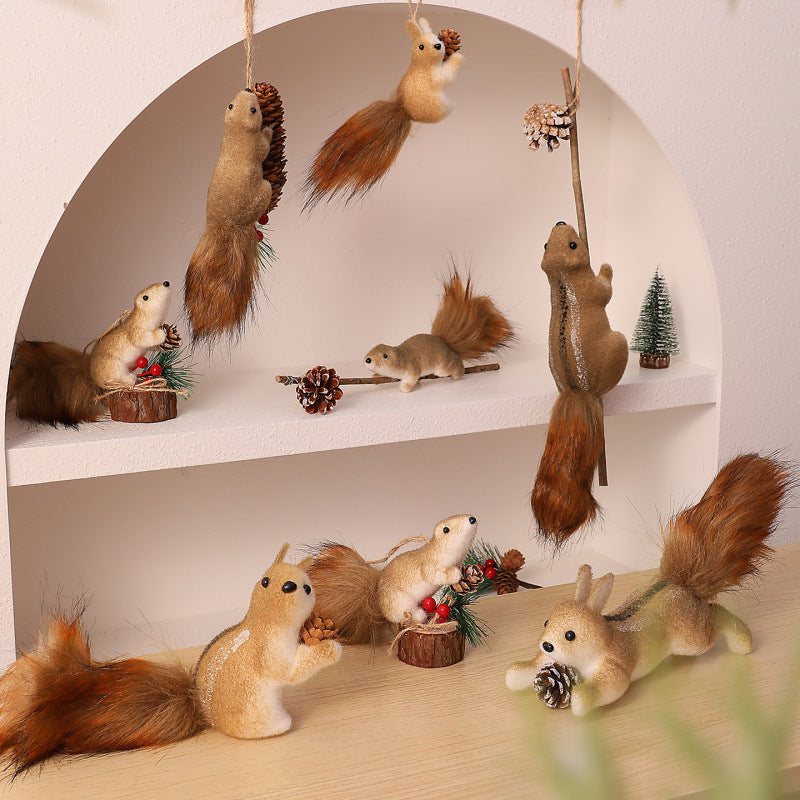 Cute decoration figure with squirrel motif Kalsten
