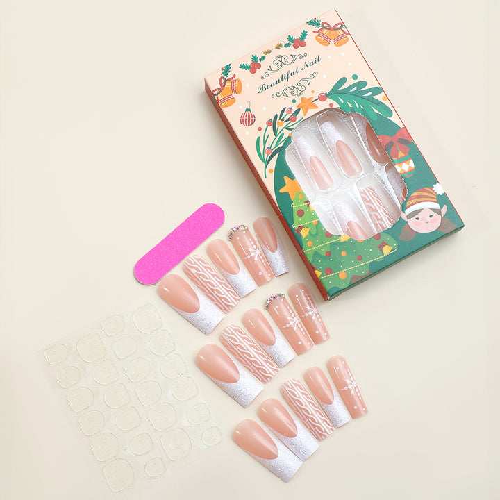Holiday-Themed Decorative Press-On Nail Set Kalsten