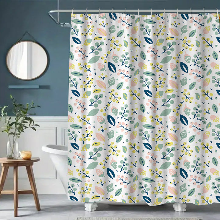 Floral Print Shower Curtain Kalsten