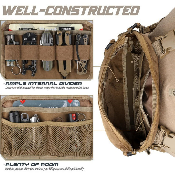 Multifunctional Tactical Shoulder Bag Kalsten