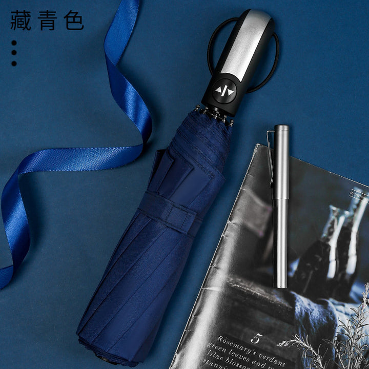 Women's Folding Umbrella with Ergonomic and Elegant Handle Kalsten