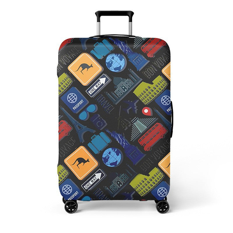 Women's Hard Shell Travel Suitcase with Creative Cat Design Kalsten