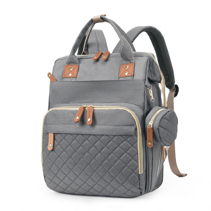 Versatile Multi-Pocket Quilted Backpack Kalsten