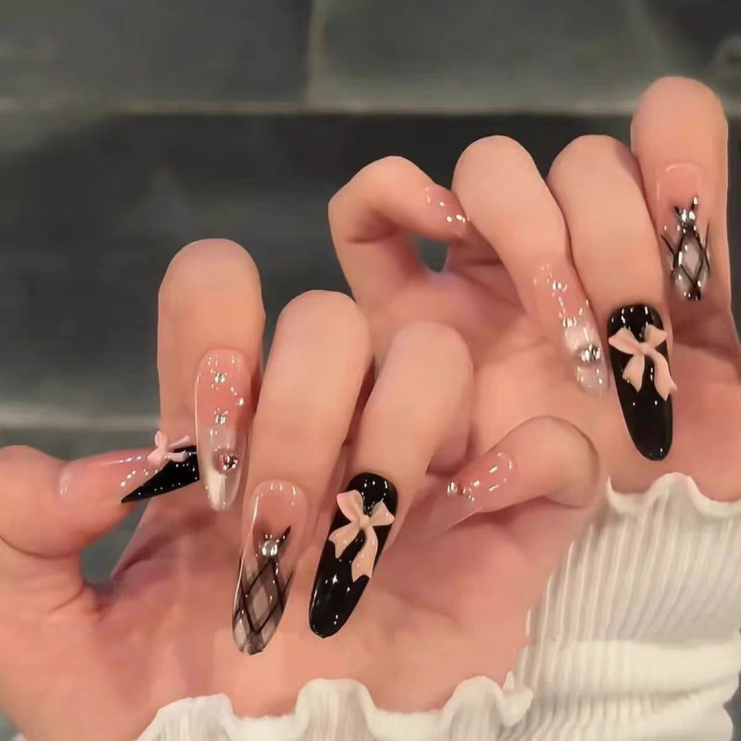 Acrylic Square Press-On Nail Set Kalsten